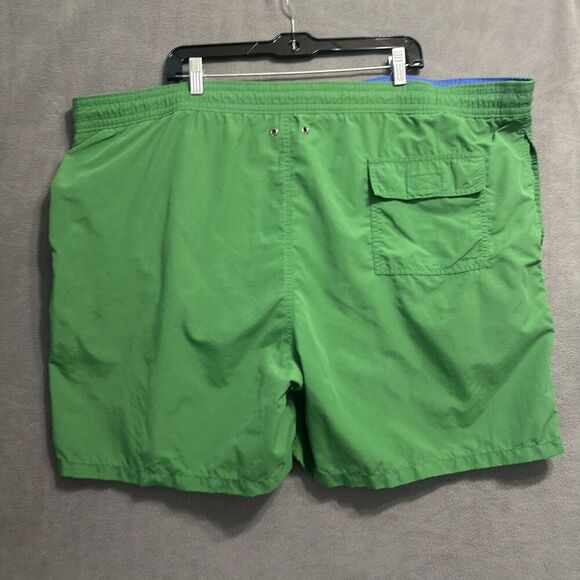 Polo Ralph Lauren Swim Trunks Mens 3XB 3X Big & Tall Green Drawstring Beach - Picture 2 of 11